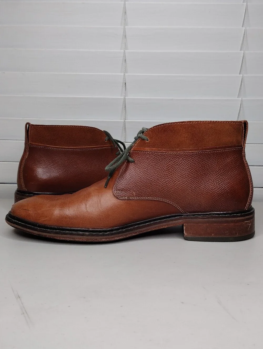 Cole Haan Colton Leather Brown Career Lace-Up Chukka Boots Men's Sz 11 M